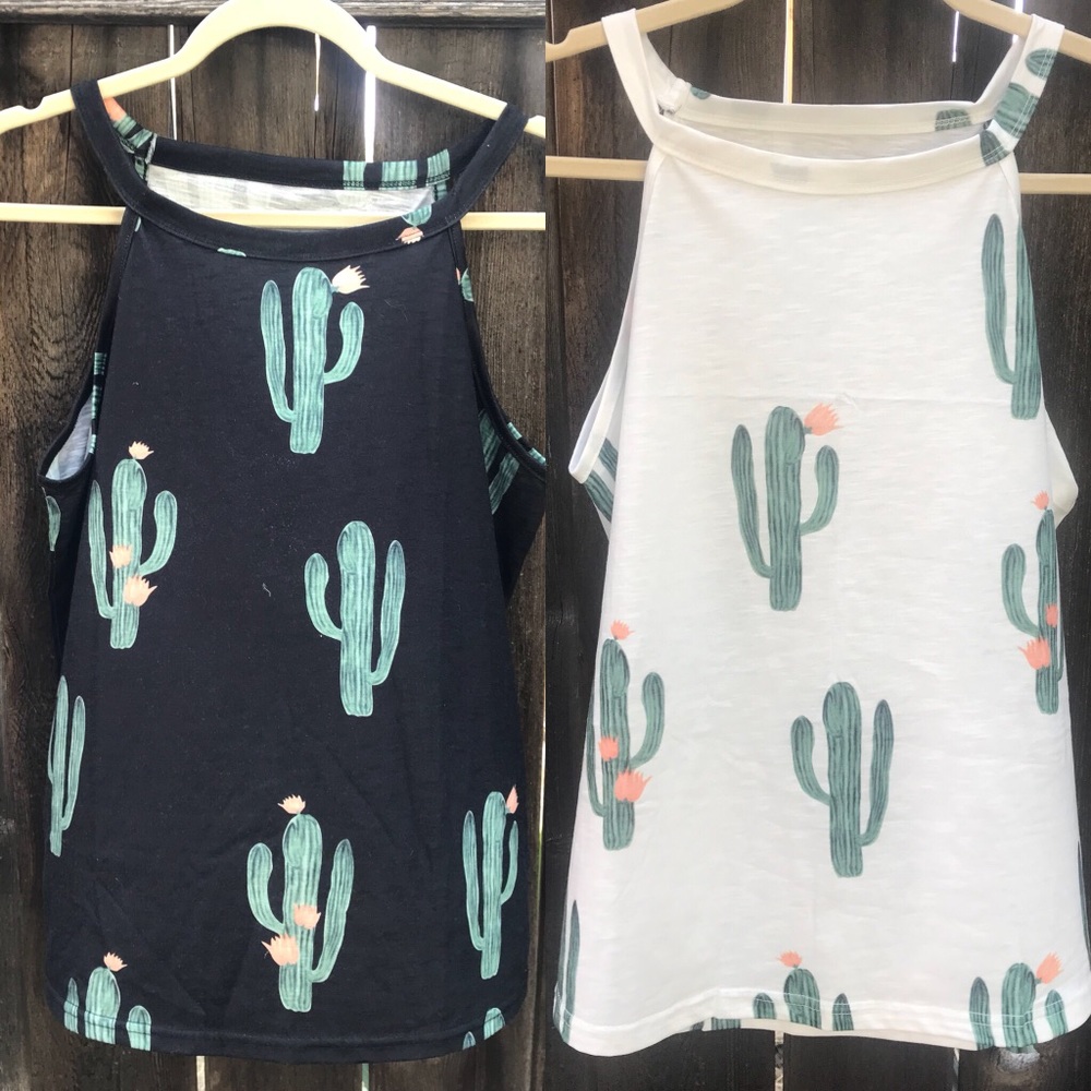 Two Cactus Tank Tops🌵